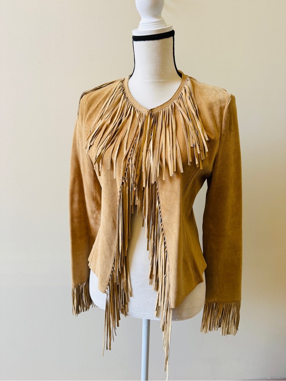 Vintage Fringe Suede Jacket